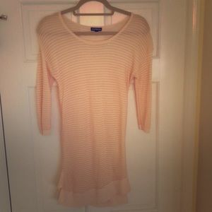 Pink long 3/4” sleeve top